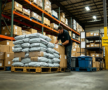 Warehouse overall appearance