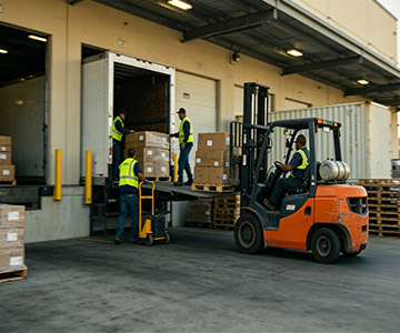 Warehouse overall appearance